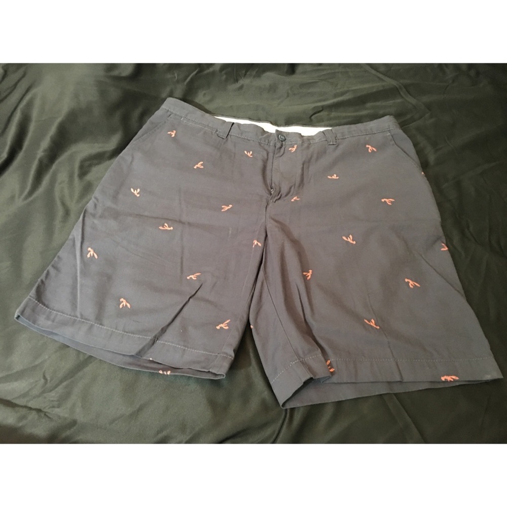 Navy Blue & Pink (lobster) Shorts size 38